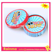 Round Shape Playing Card in Tin Box Packing